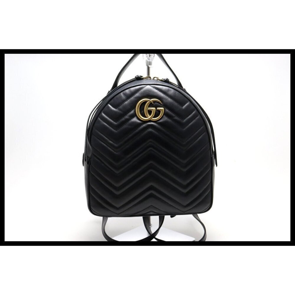 GUCCI GG Marmont Leather Backpack